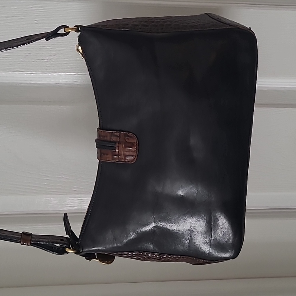 Brahmin Crossbody Bag With Pecan Melbourne Details - Picture 4 of 12
